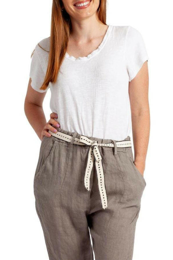 Vera May Annucci Soft 100% Italian Linen Pant.