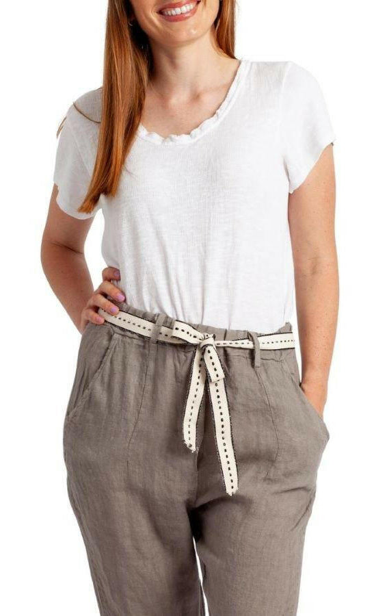 Vera May Annucci Soft 100% Italian Linen Pant.