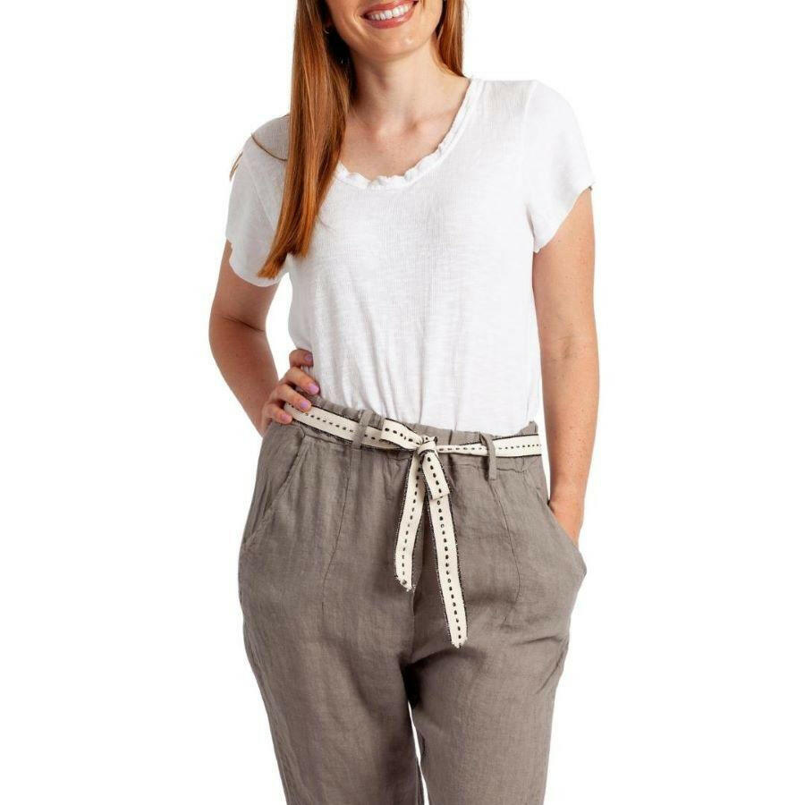 Vera May Annucci Soft 100% Italian Linen Pant.