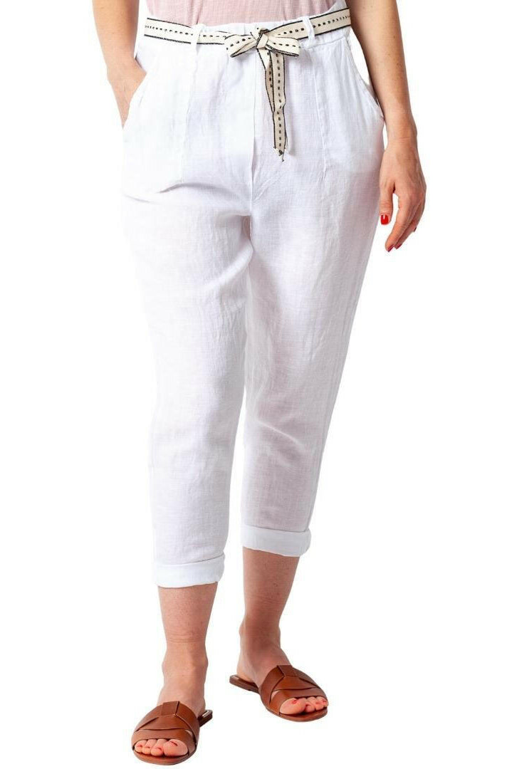 Vera May Annucci Soft 100% Italian Linen Pant.