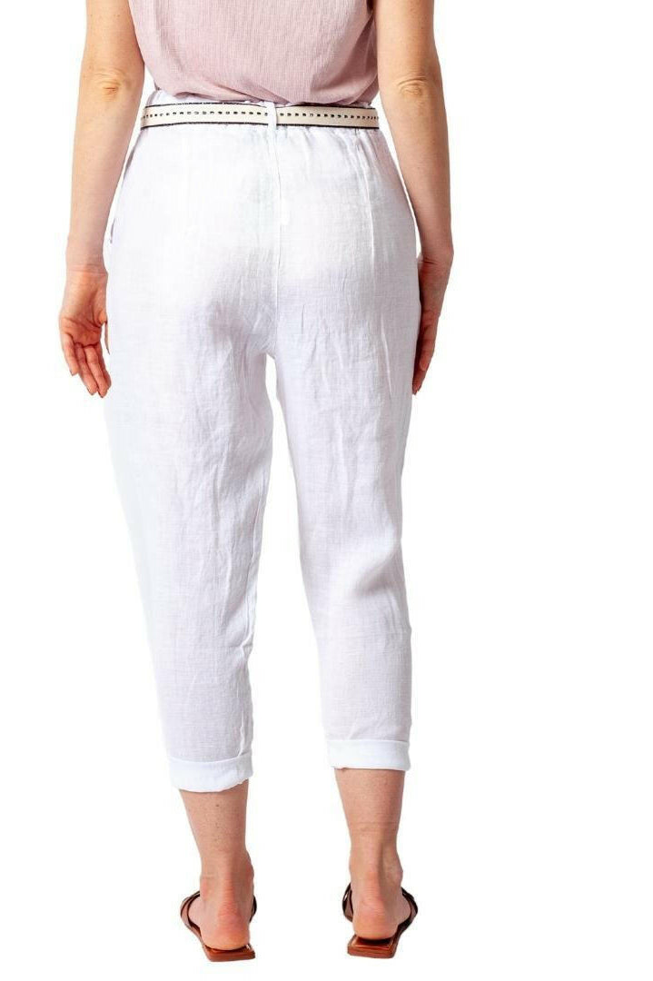 Vera May Annucci Soft 100% Italian Linen Pant.