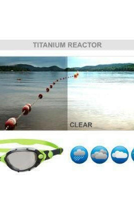 Zoggs Original Predator Flex Titanium Reactor Exclusive.