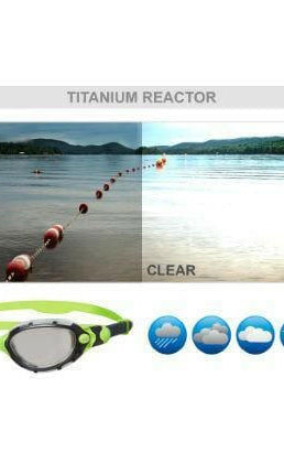 Zoggs Original Predator Flex Titanium Reactor Exclusive.