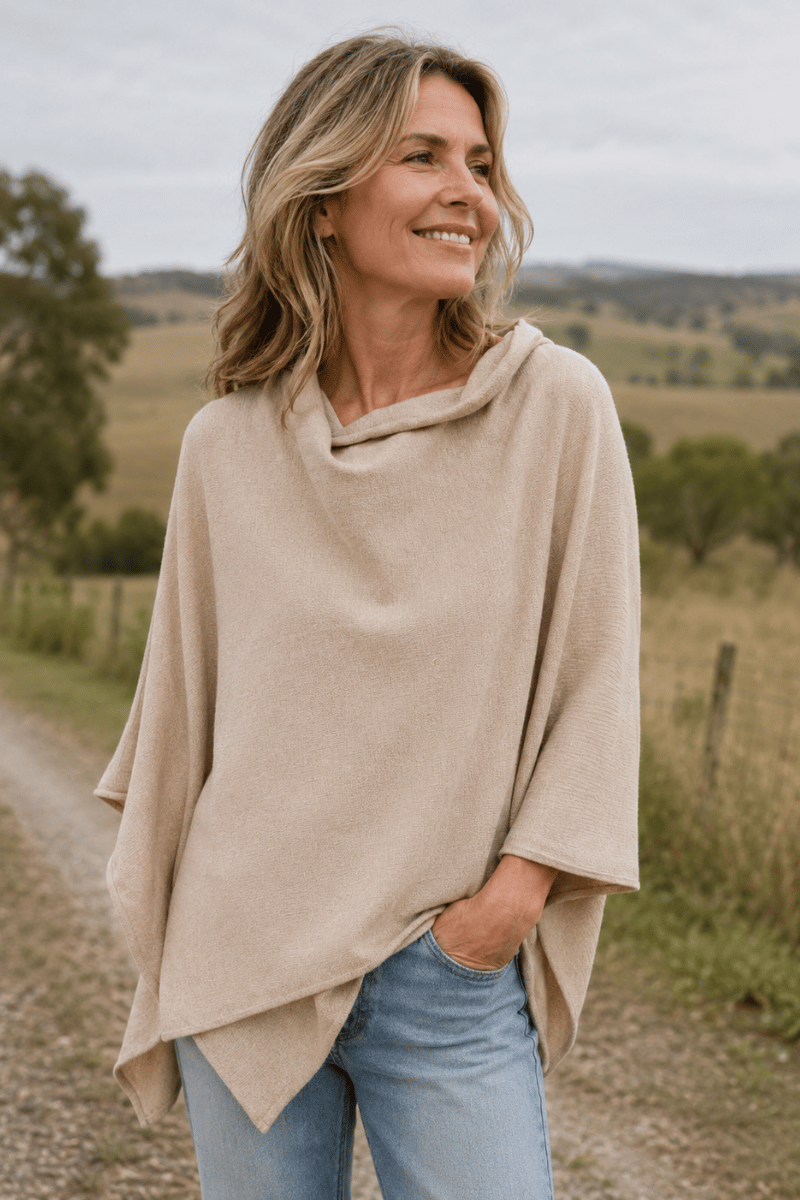Cashmere Ponchos.