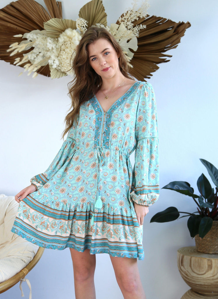 Salty Bright Rayon Summer Dresses & Tops - OZ RESORT