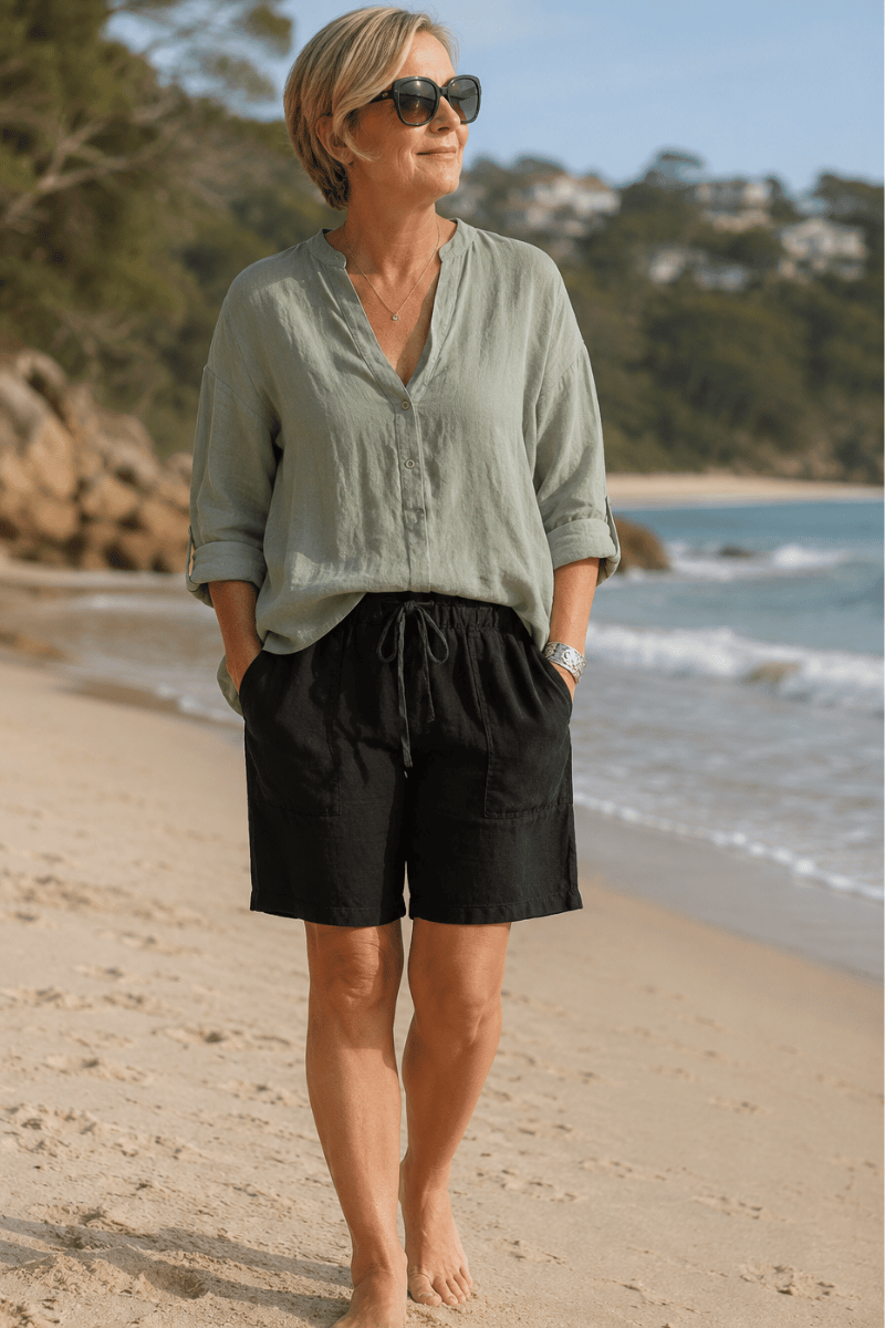 Italian Linen Shorts | Shop The Whole Collection | OZ RESORT