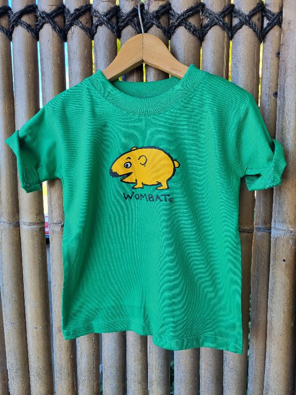 Cotton-T-Shirt-Emerald-Wombat-Ozi-Varmints