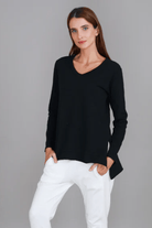 3rd Story Barwon Tee 100% French Cotton Black.