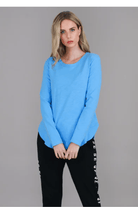 3rd Story Mosman Tee 100% French Cotton Pacific.