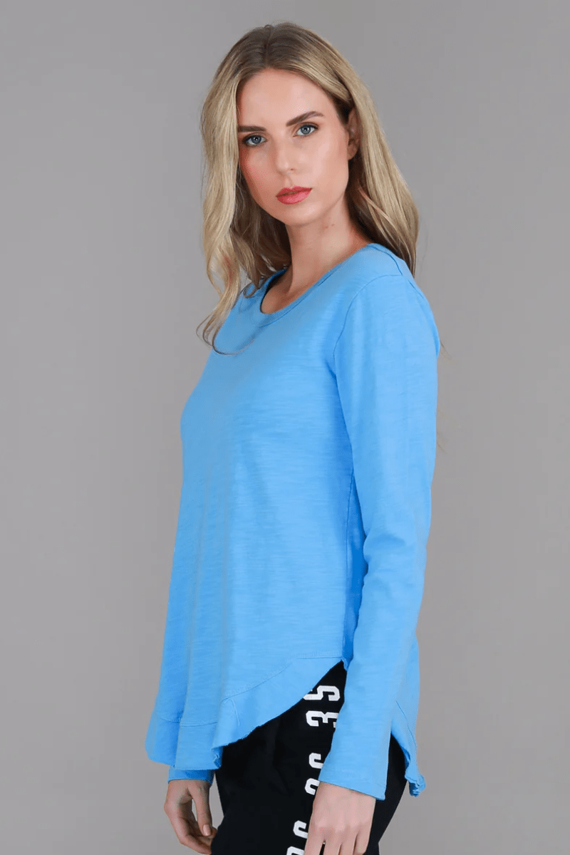 3rd Story Mosman Tee 100% French Cotton Pacific.