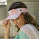 Sundaise Hallie Cloth Visor - Pink.