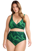 Artesands Les Fauves Botticelli High Waist Swim Pant - Green_1