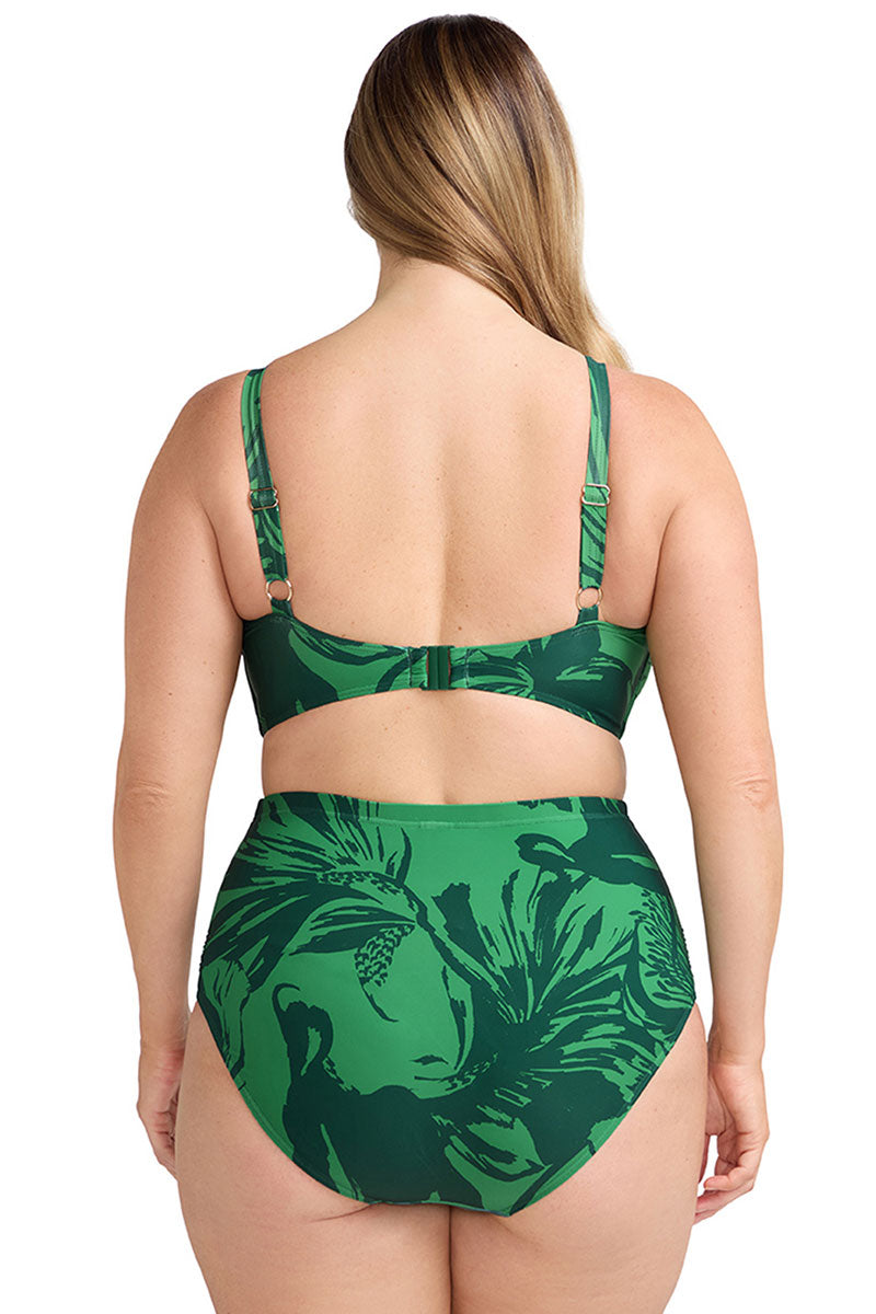 Artesands Les Fauves Botticelli High Waist Swim Pant - Green_4