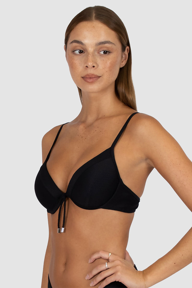 Baku BRA079RCE Rococco Booster Bikini Bra Top - Nero_2