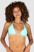 Baku BRA558RCE Rococco Slide Triangle Bikini Bra Top - Arctic Blue_1
