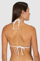 Baku BRA558RCE Rococco Slide Triangle Bikini Bra Top - White_3