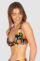 Baku BRA753CTE Cinque Terre C.D Ring Bra - Black_2