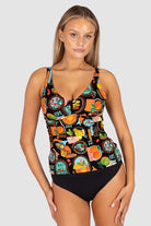 Baku BRA803CTE Cinque Terre D/E Singlet - Black_1