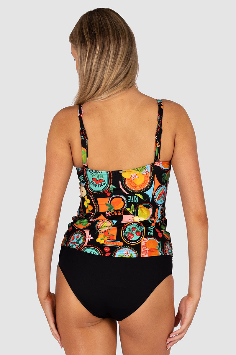 Baku BRA803CTE Cinque Terre D/E Singlet - Black_3