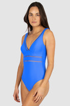 Baku M785RCE Rococco Longline One Piece Swimsuit - Electric_2