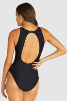 Baku M822RCE Rococco High Neck One Piece Swimsuit - Nero_3