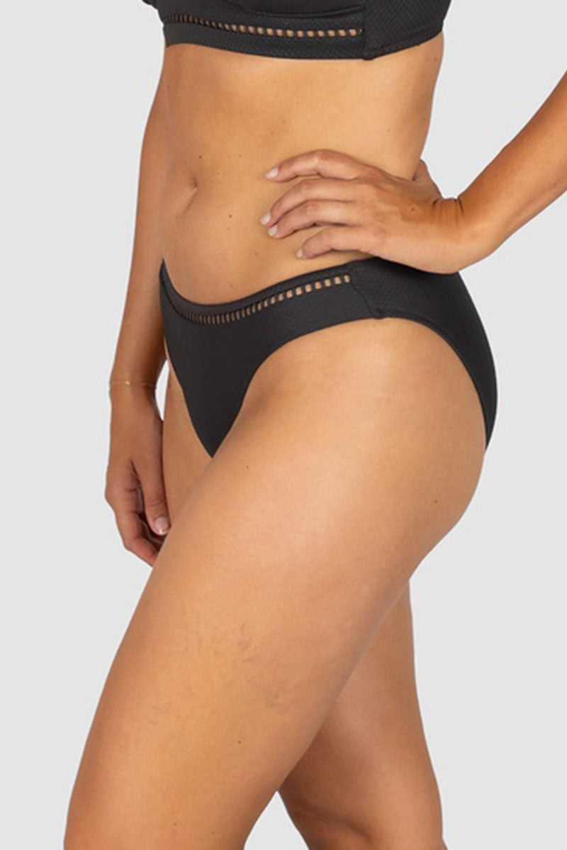 Baku PANT634RCE Rococco Ladder Lace Regular Bikini Bottom - Cocoa_2