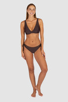 Baku PANT704RCE Rococco Tie Hipster Bikini Bottom - Cocoa_4