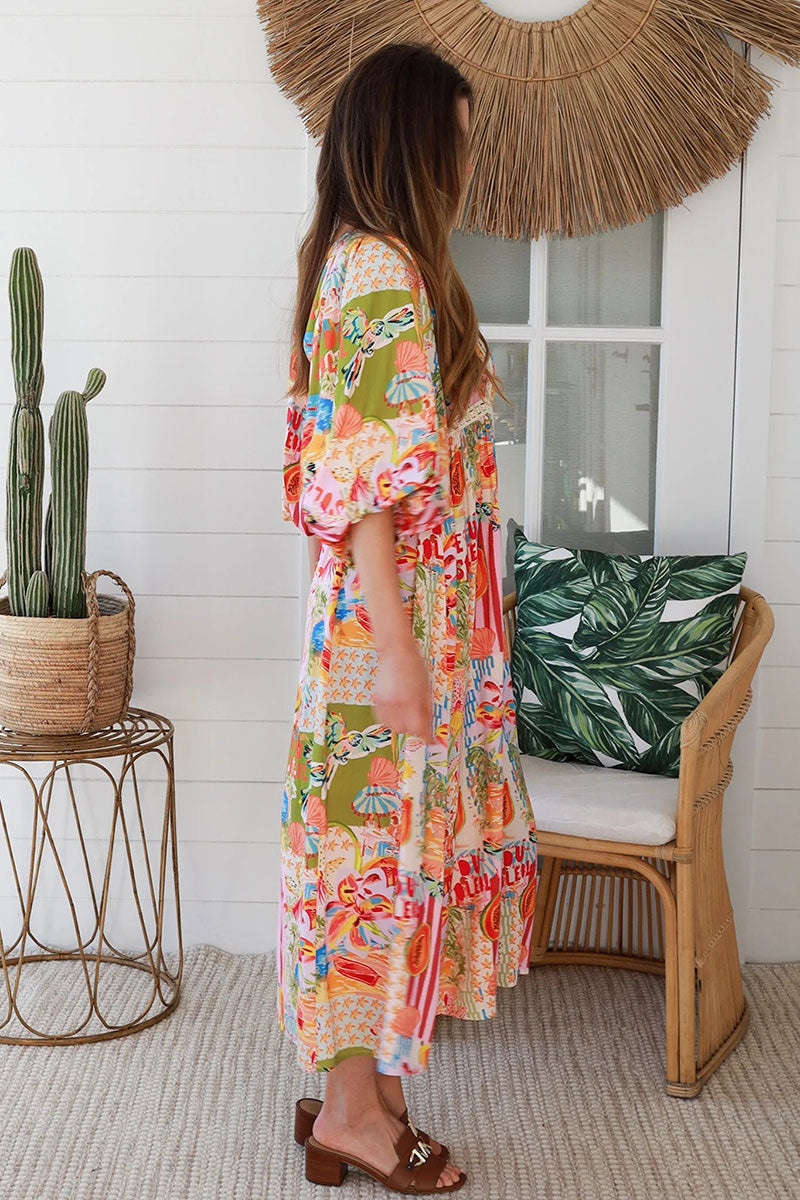 CP0107SPCROSS-2 Juliana Midi Dress - 6