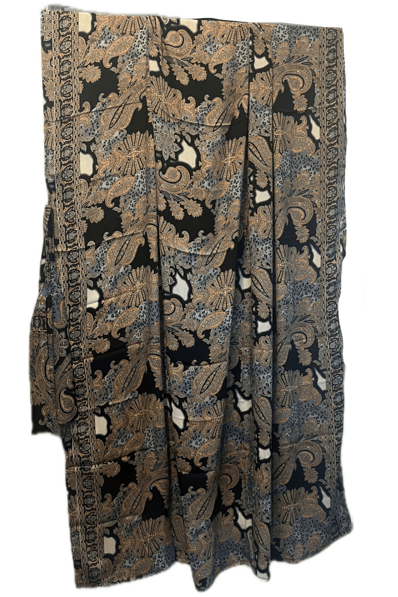 Cienna Design Sarong Black Paisley.