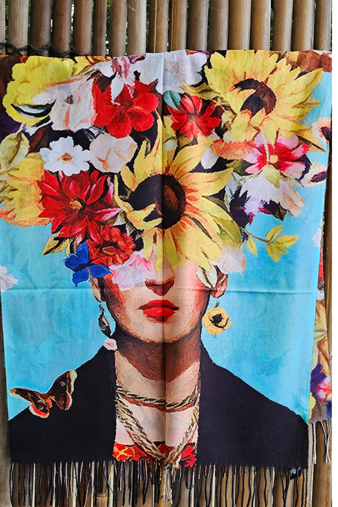 FRIDA-KAHLO-casa77-cashmere-sunflowers-scarf-os-ozresort