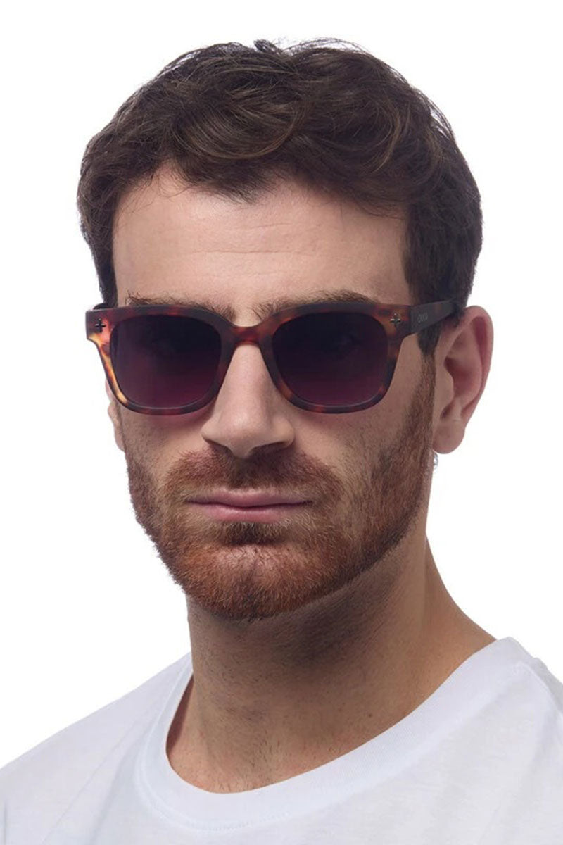 Okkia Giovanni Sunglasses - Havana and Blue