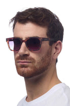 Okkia Giovanni Sunglasses - Havana and Blue