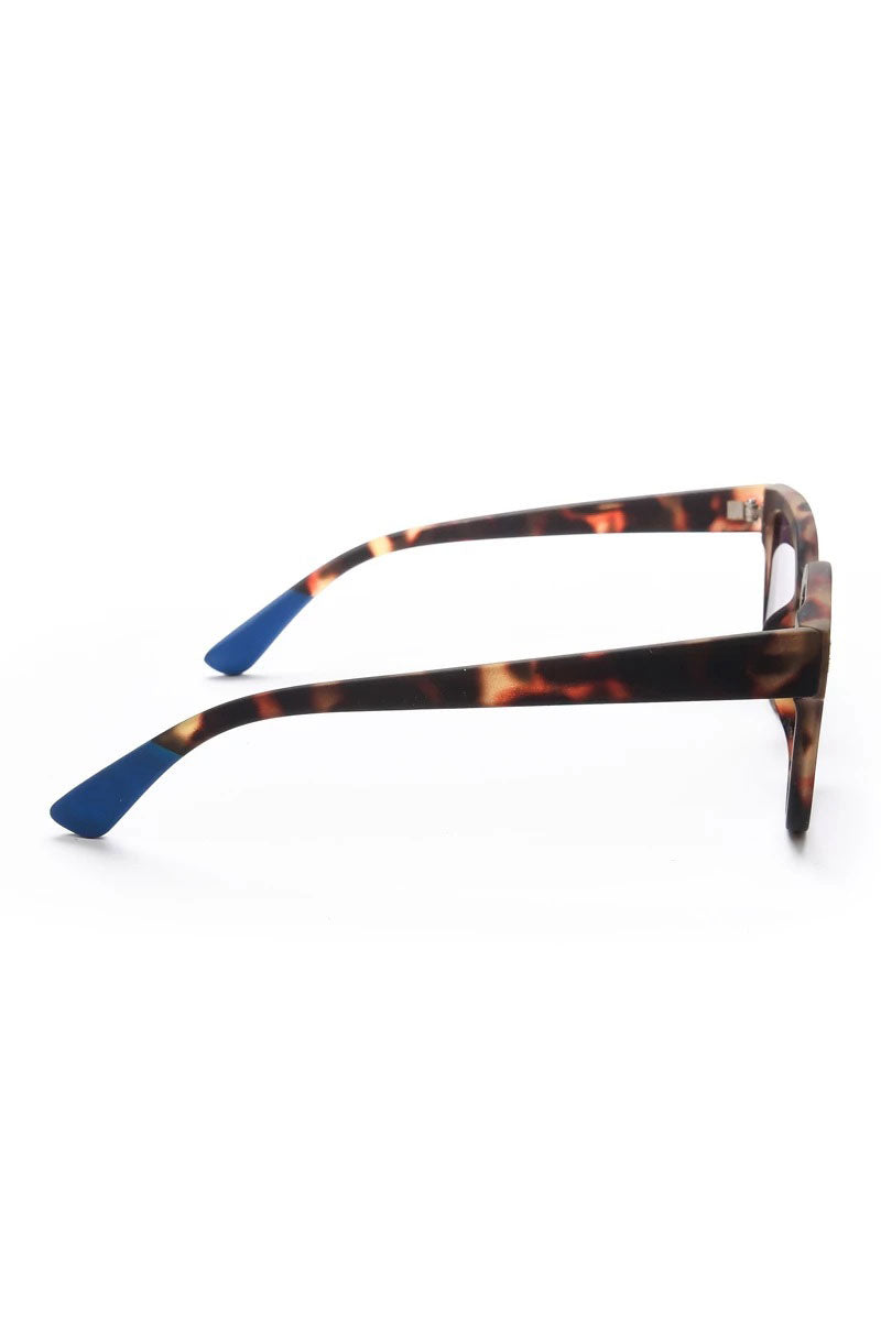 Okkia Giovanni Sunglasses - Havana and Blue