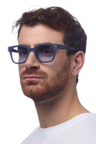 Okkia Giovanni Sunglasses - Midnight (blue lenses)