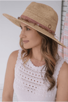 Sundaise Camilla Panama Raffla Blush.