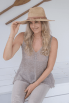 Sundaise Camilla Panama Raffla Blush.