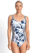 Jantzen Anchor Pintuck EF Multi Fit One Piece - Navy.