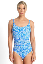 Jantzen Bazaar Cuff Multi Scoop One Piece - Blue_1