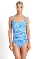 Jantzen Bazaar Cuff Multi Scoop One Piece - Blue_3
