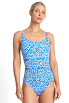 Jantzen Bazaar E/F Scoop One Piece - Blue_1