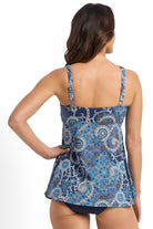 Jantzen Desert DD/E Mesh Frill Singlet - Navy_2