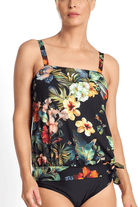 Jantzen Hibiscus Bandeau Blouson Singlet.