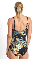 Jantzen Hibiscus DDE Bar One Piece Forest.