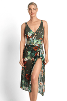 Jantzen Hibiscus Forest Mesh Sarong.