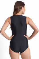 Jantzen JA85064MAS Select Zip Front Mast One Piece - Black_4