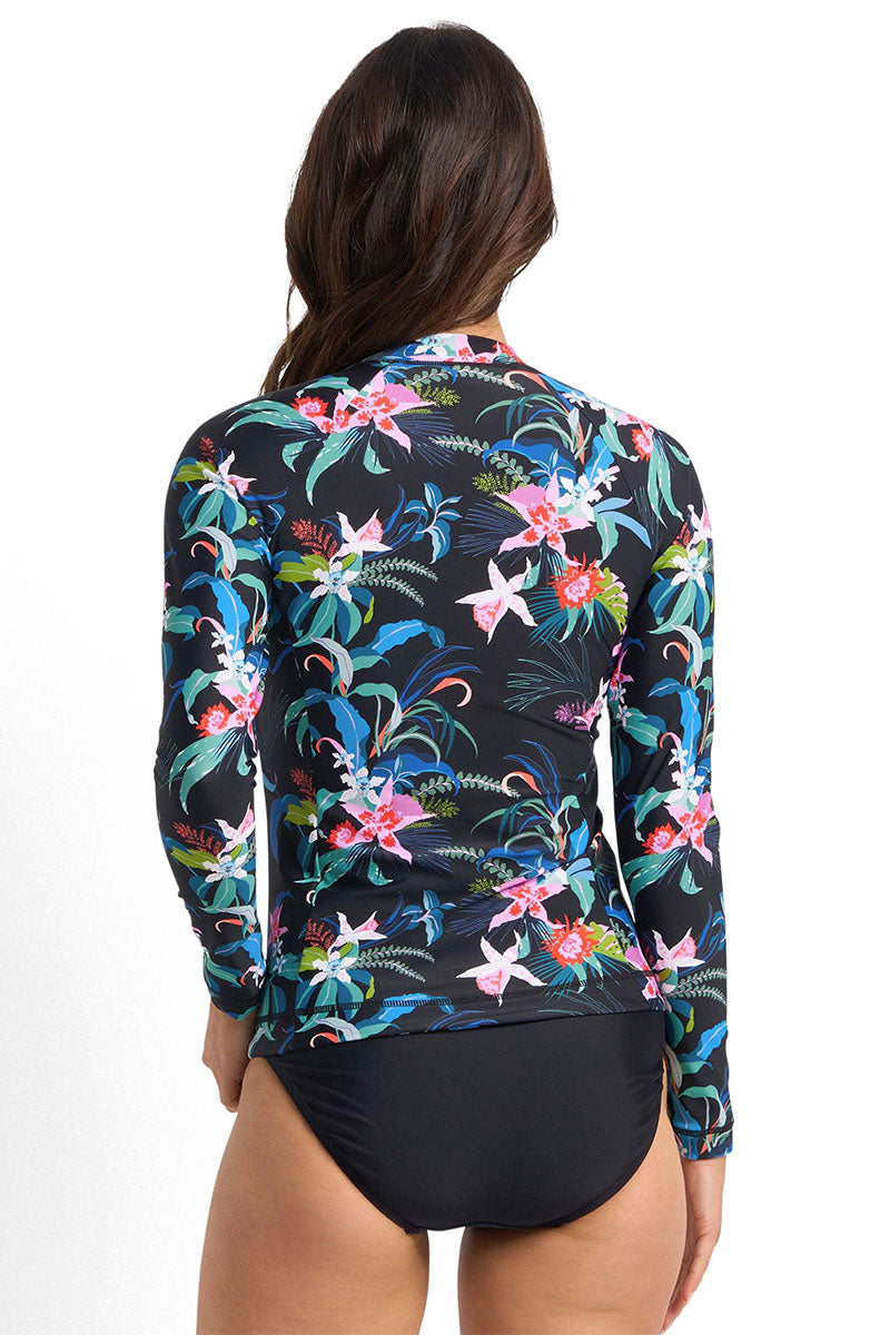 Jantzen JA91265MAS Select Long Sleeve Mastectomy Rashie - Black_2