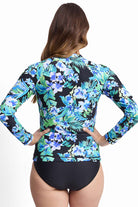Jantzen JA91274MAS Select Long Sleeve Mastectomy Rashie - Black_4