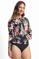 Jantzen JA91274MAS Select Long Sleeve Mastectomy Rashie - Multi_3