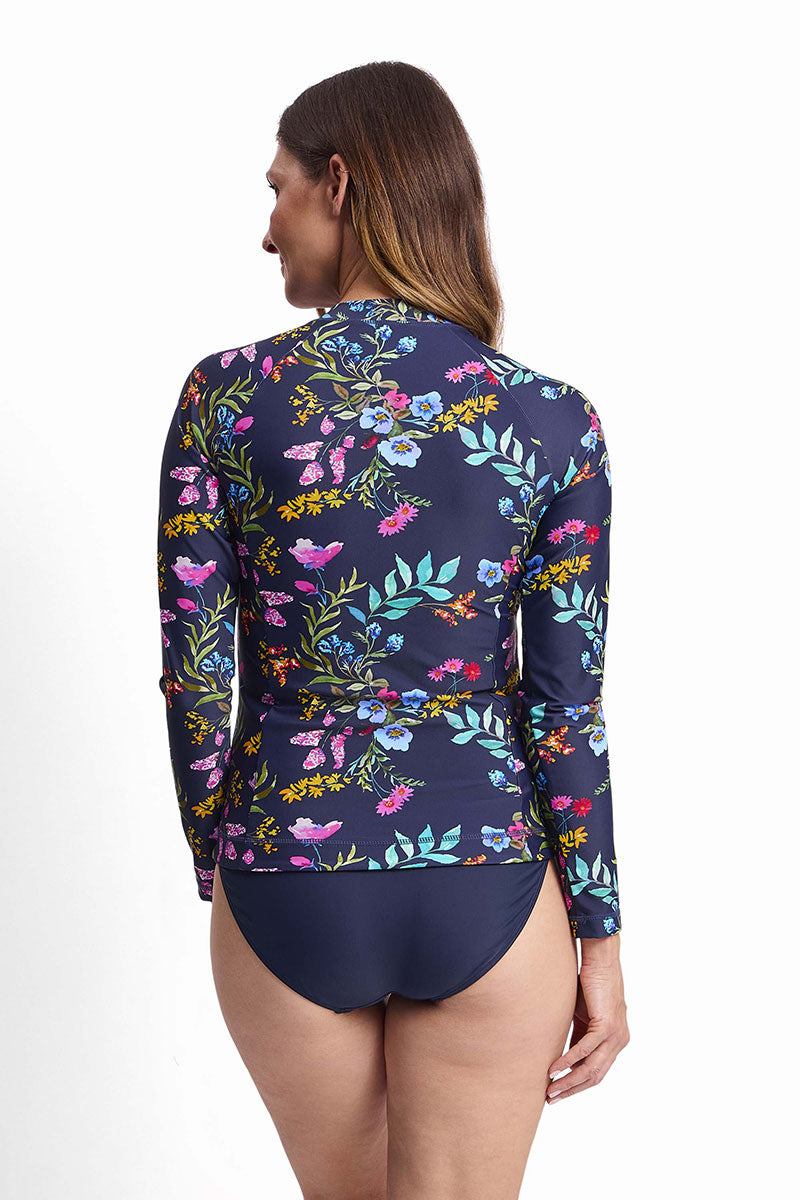 Jantzen JA91274MAS Select Long Sleeve Mastectomy Rashie - Navy_6
