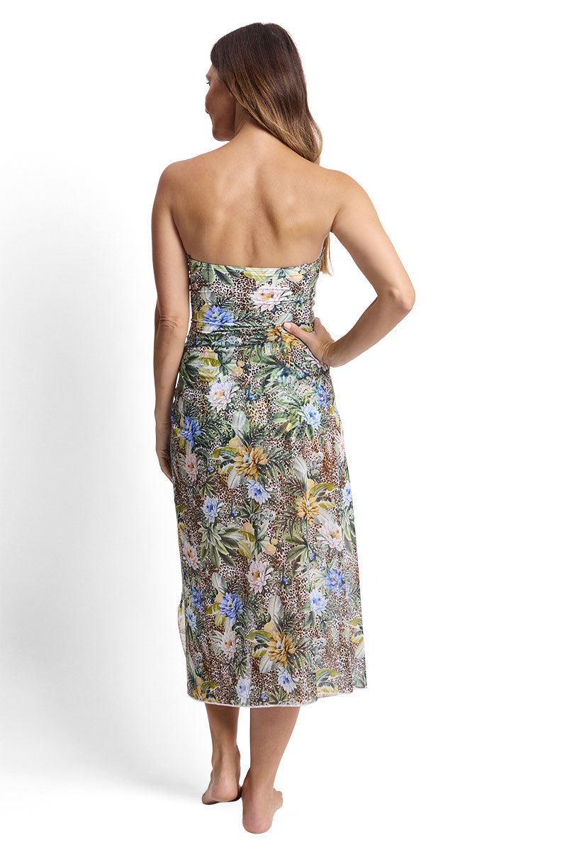 Jantzen Tropica Midi Mesh Sarong - Army_2